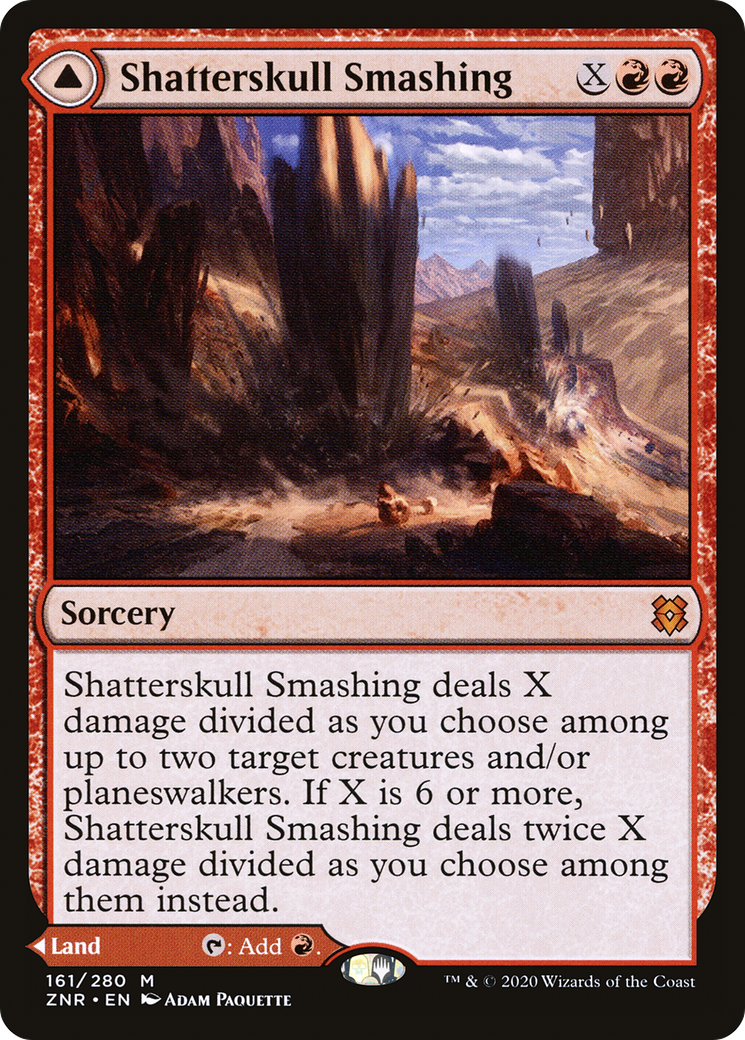 Shatterskull Smashing (ZNR-161) - Zendikar Rising - Magic The Gathering