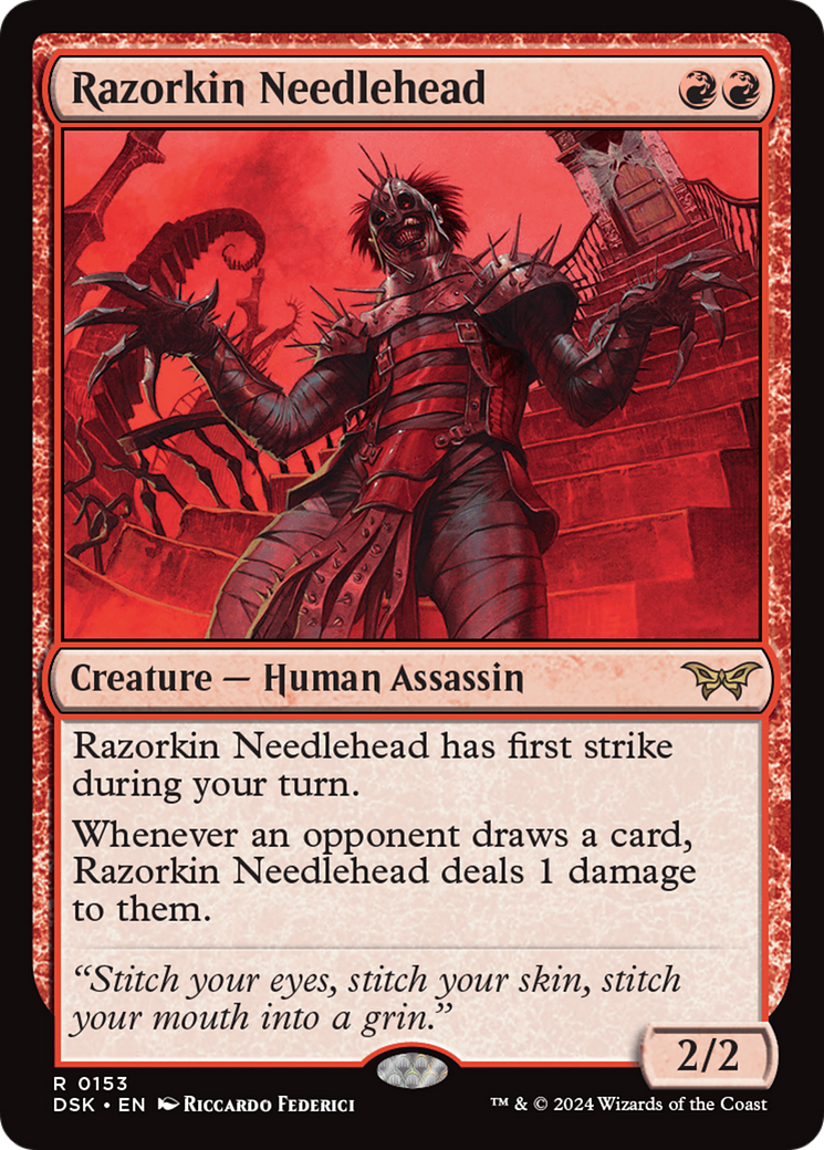 Razorkin Needlehead (DSK-153) - Duskmourn: House of Horror - Magic The Gathering
