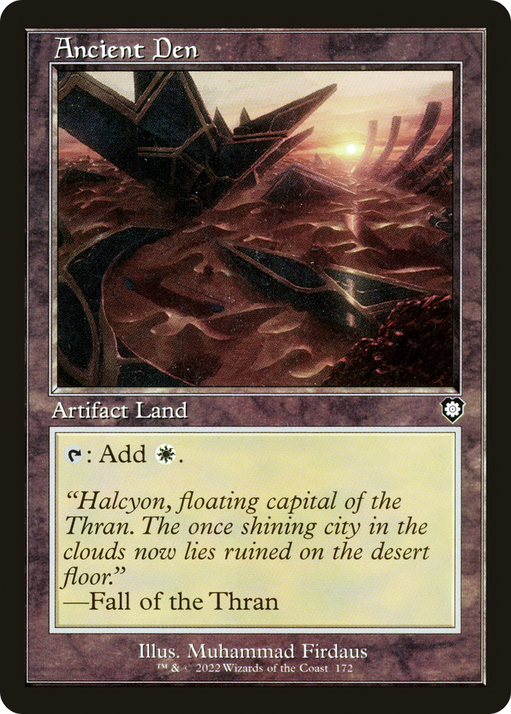 Ancient Den (Retro Frame) (BRC-172) - The Brothers' War Commander - Magic The Gathering