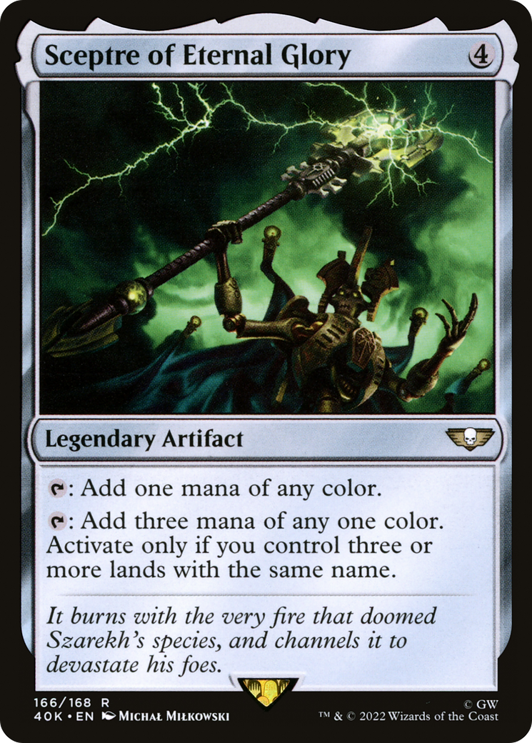Sceptre of Eternal Glory (40K-166) - Warhammer 40,000 Commander - Magic The Gathering