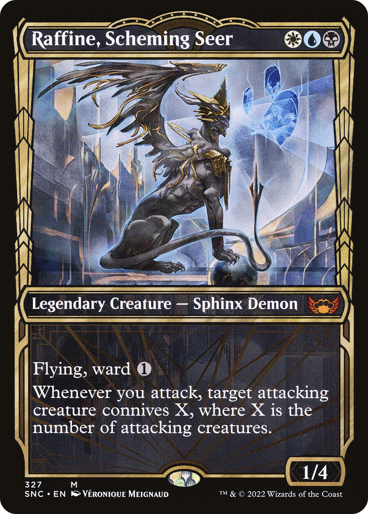 FOIL Raffine, Scheming Seer (Showcase) (SNC-327) - Streets of New Capenna - Magic The Gathering