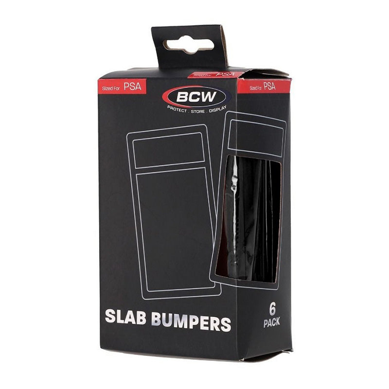 BCW Slab Bumpers PSA Black - 6 Pack