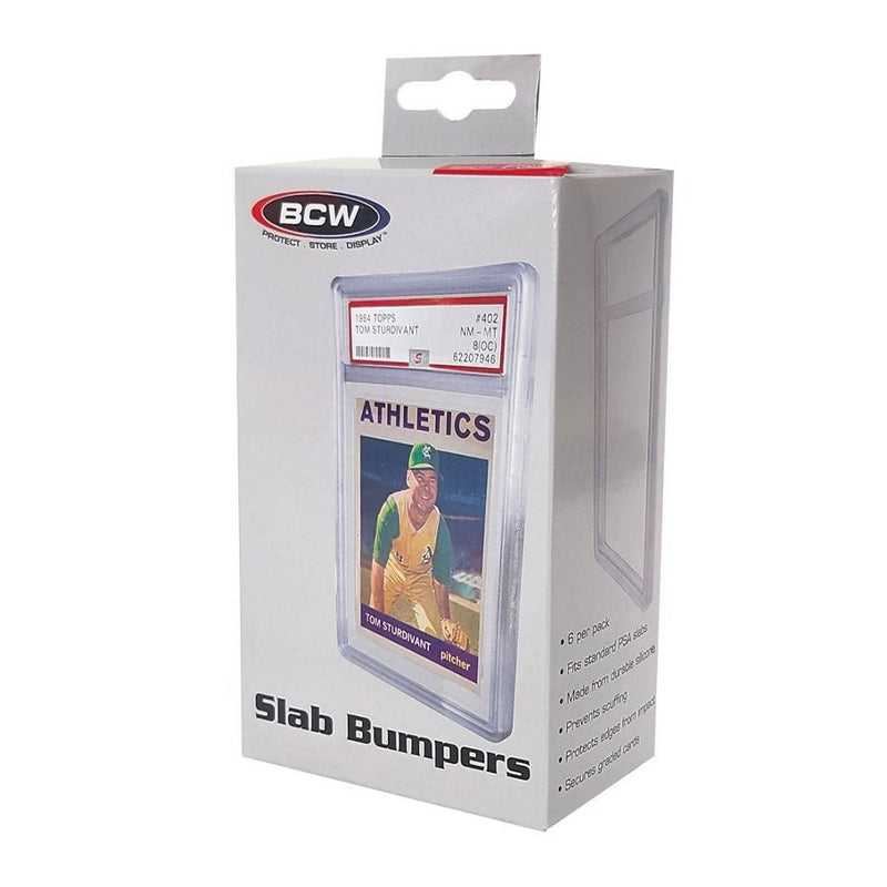 BCW Slab Bumpers PSA Clear - 6 Pack