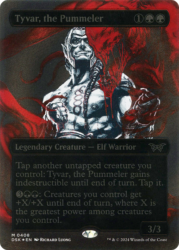 FOIL Tyvar, the Pummeler (DSK-408) - Duskmourn: House of Horror - Magic The Gathering