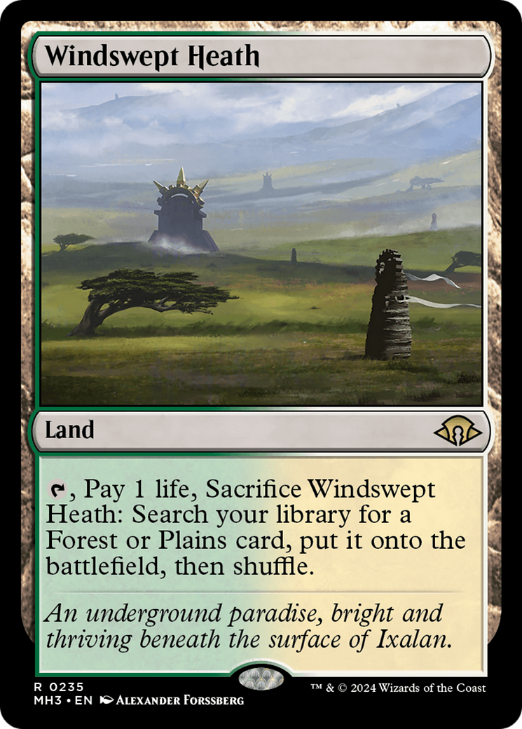 FOIL Windswept Heath (MH3-235) - Modern Horizons 3 - Magic The Gathering