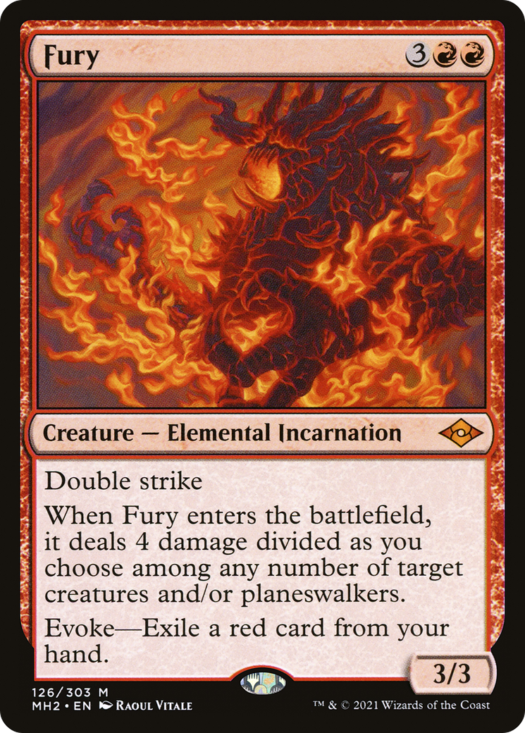 Fury (MH2-126) - Modern Horizons 2 - Magic The Gathering