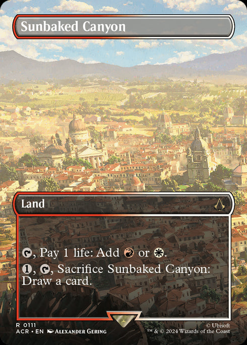 Sunbaked Canyon (ACR-111) - Assassin's Creed - Magic The Gathering