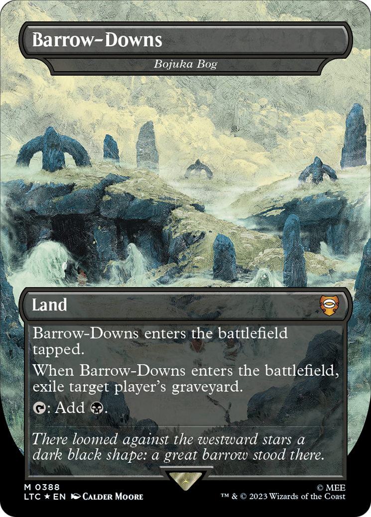FOIL Barrow-Downs - Bojuka Bog (Surge Foil) (LTC-388) - Tales of Middle-earth Commander - Magic The Gathering