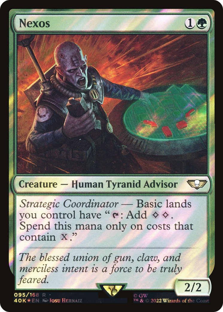 FOIL Nexos (Surge Foil) (40K-095) - Warhammer 40,000 Commander - Magic The Gathering