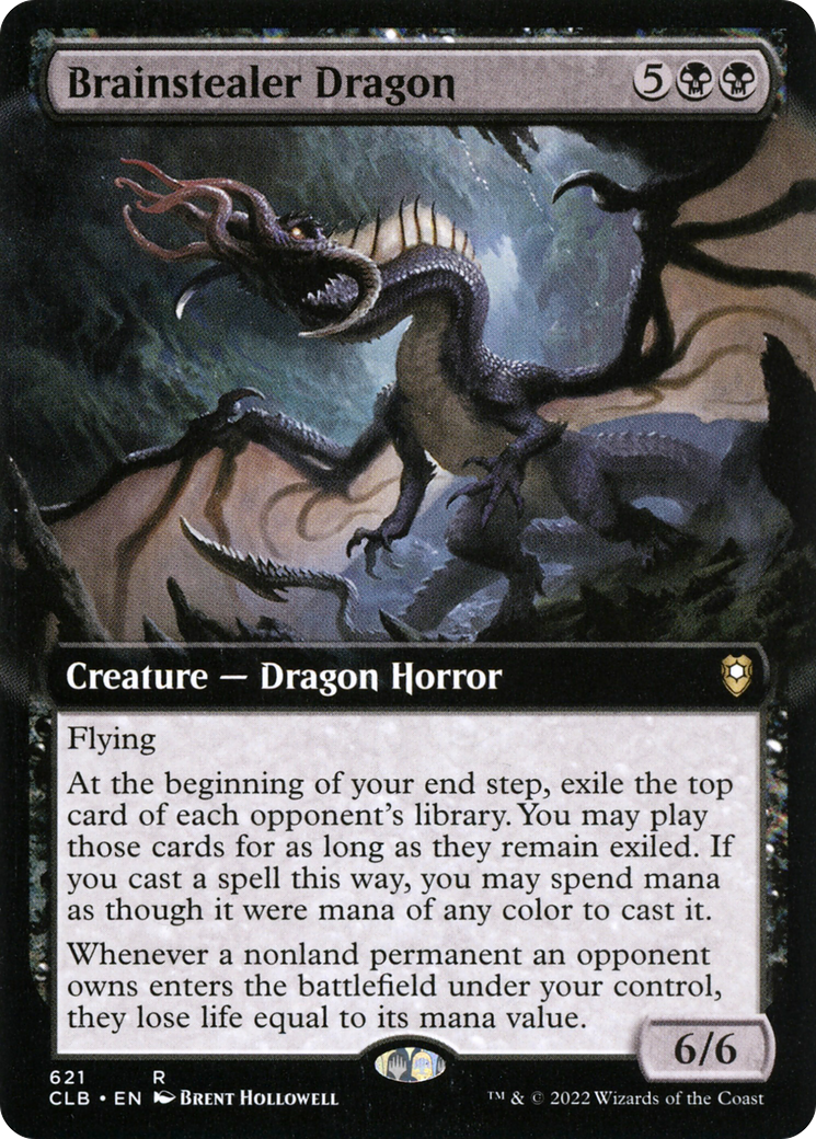 Brainstealer Dragon (Extended Art) (CLB-621) - Commander Legends: Battle for Baldur's Gate - Magic The Gathering