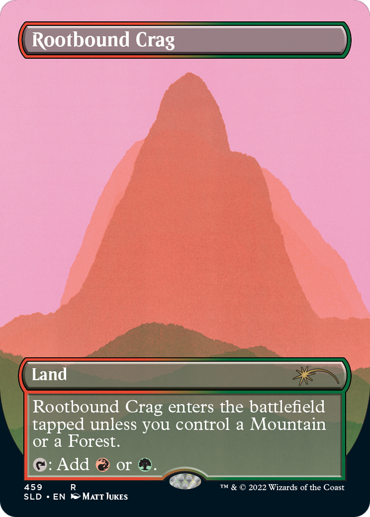 Rootbound Crag (SLD-459) - Secret Lair Drop - Magic The Gathering