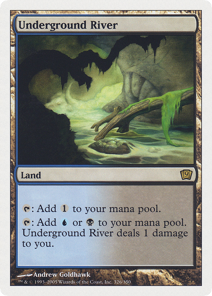 Underground River (9ED-326) - Ninth Edition - Magic The Gathering