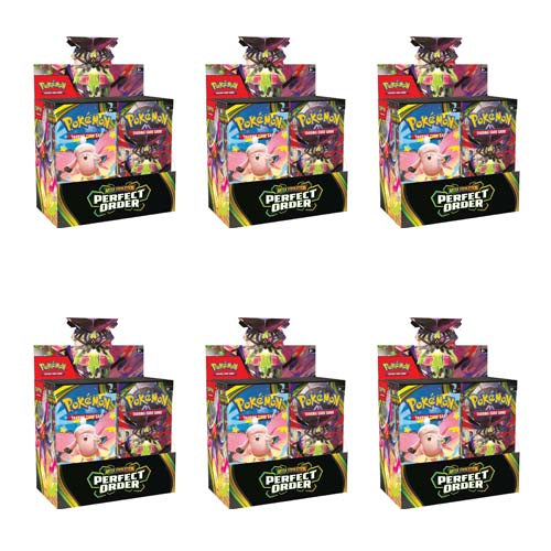 Pokemon TCG Mega Evolution Perfect Order Booster Box X 6 (Case)