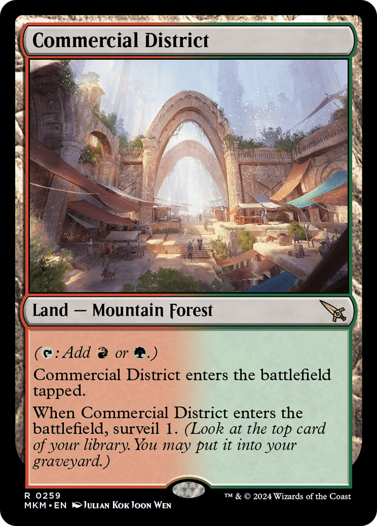Commercial District (MKM-259) - Murders at Karlov Manor - Magic The Gathering