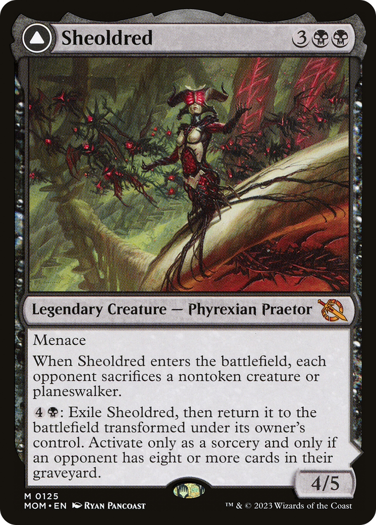 FOIL Sheoldred (MOM-125) - March of the Machine - Magic The Gathering