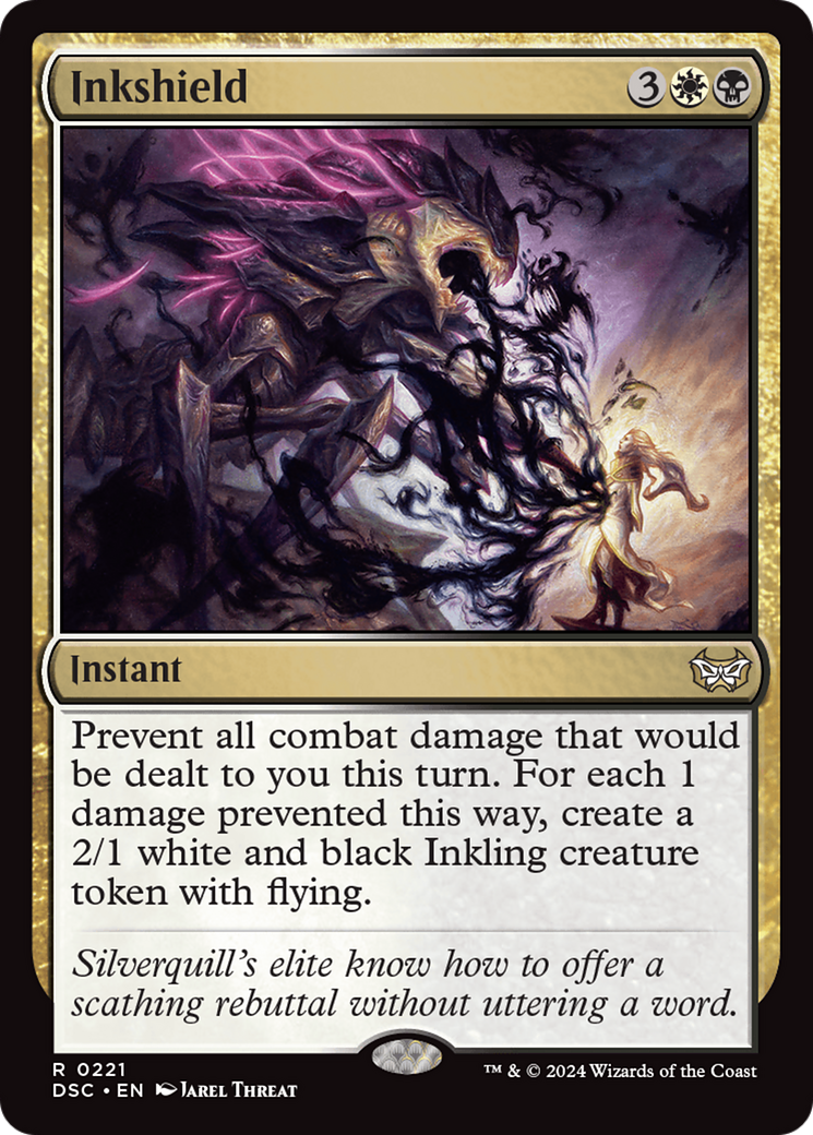Inkshield (DSC-221) - Duskmourn: House of Horror Commander - Magic The Gathering