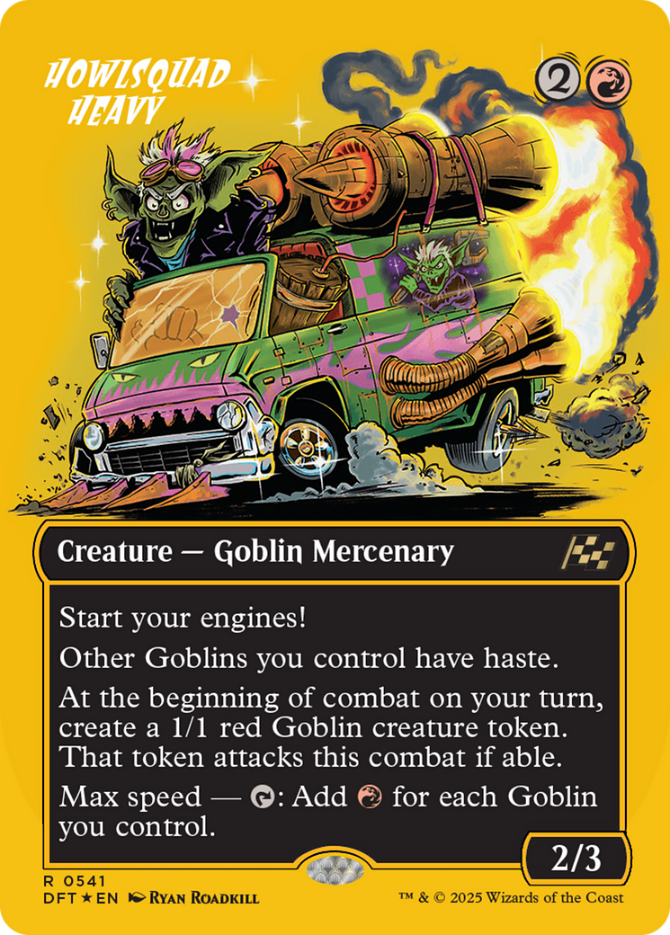 FOIL Howlsquad Heavy (DFT-541) - Aetherdrift - Magic The Gathering