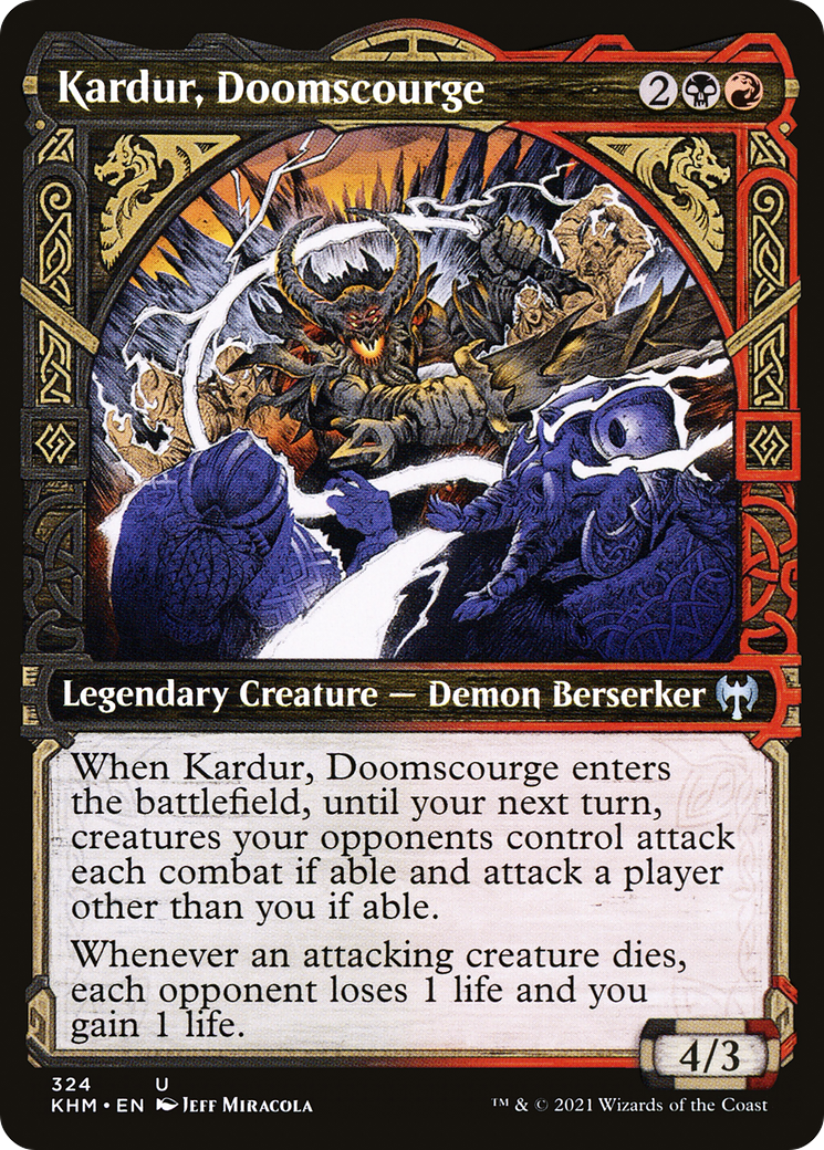 Kardur, Doomscourge (Showcase) (KHM-324) - Kaldheim - Magic The Gathering