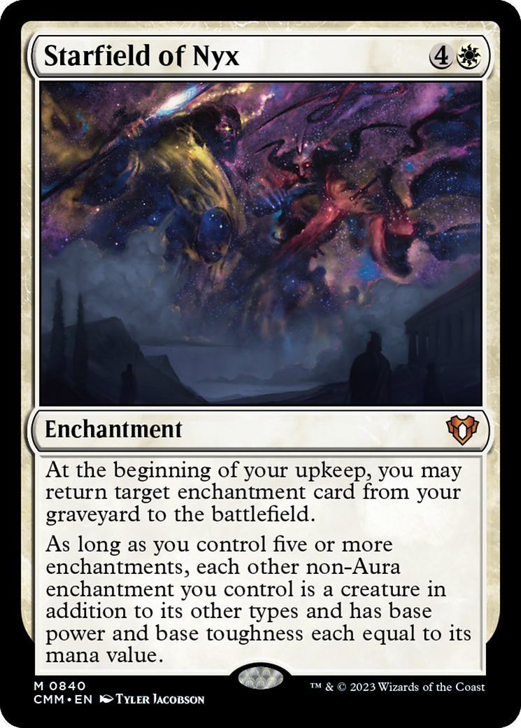 Starfield of Nyx (CMM-840) - Commander Masters - Magic The Gathering