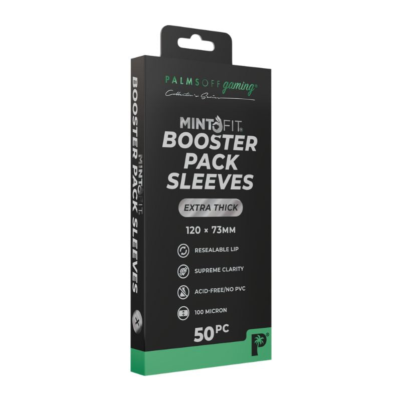 Booster Pack Mint-Fit Sleeves - Extra Thick 50pc