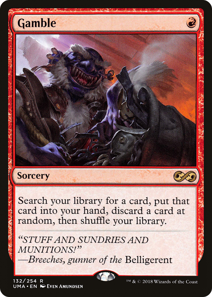 Gamble (UMA-132) - Ultimate Masters - Magic The Gathering