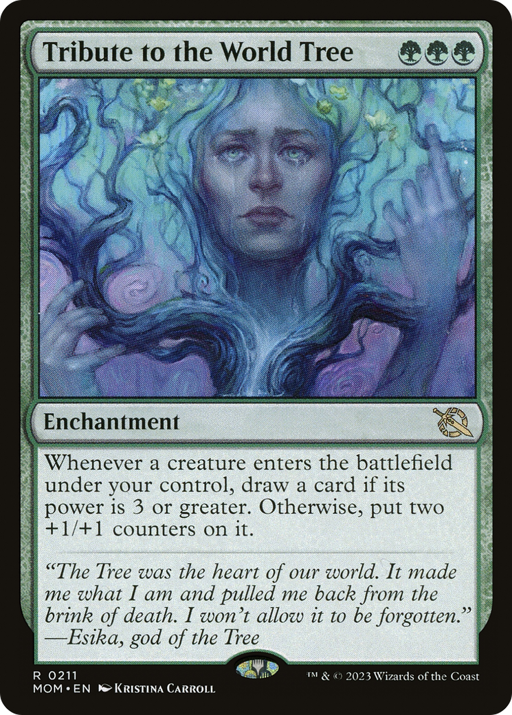 Tribute to the World Tree (MOM-211) - March of the Machine - Magic The Gathering