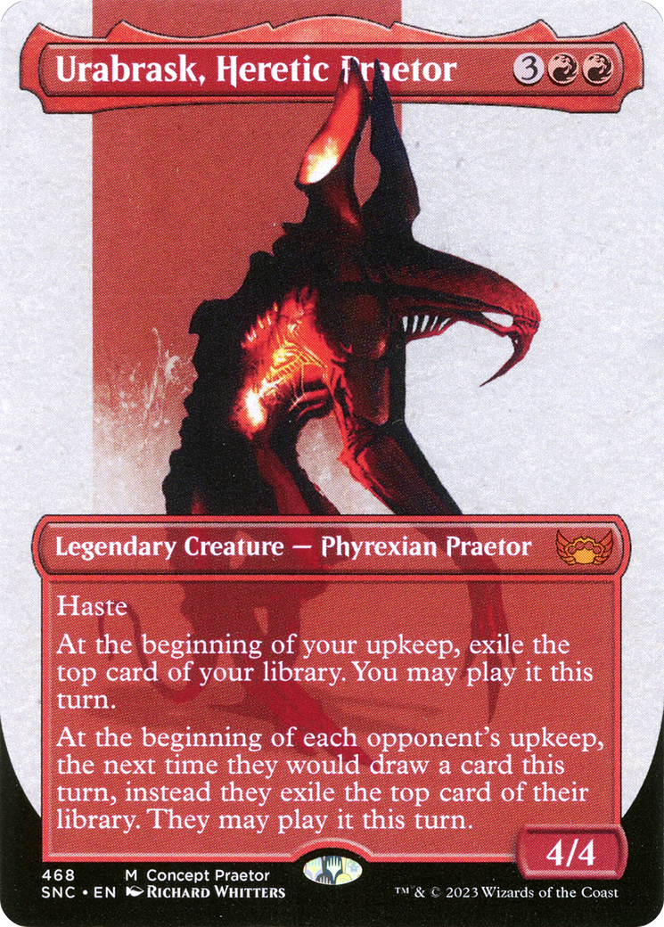 Urabrask, Heretic Praetor (Concept Praetor) (ONE-468) - Streets of New Capenna - Magic The Gathering
