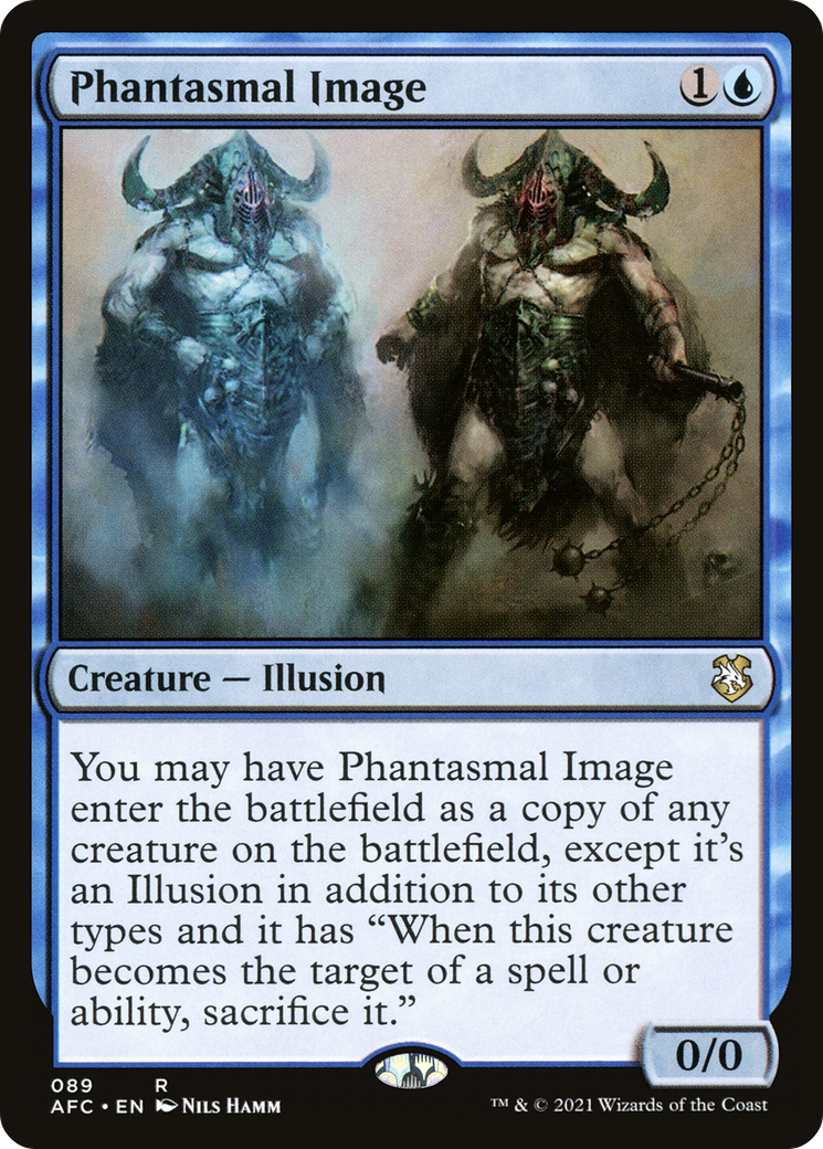 Phantasmal Image (AFC-089) - Forgotten Realms Commander - Magic The Gathering