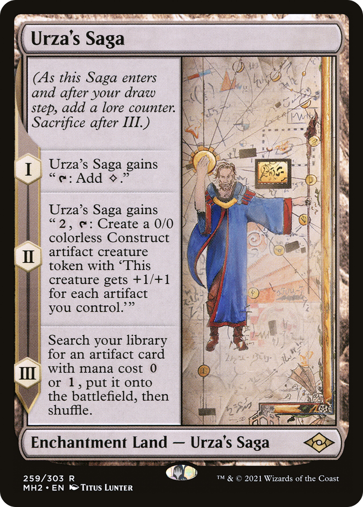 Urza's Saga (MH2-259) - Modern Horizons 2 - Magic The Gathering