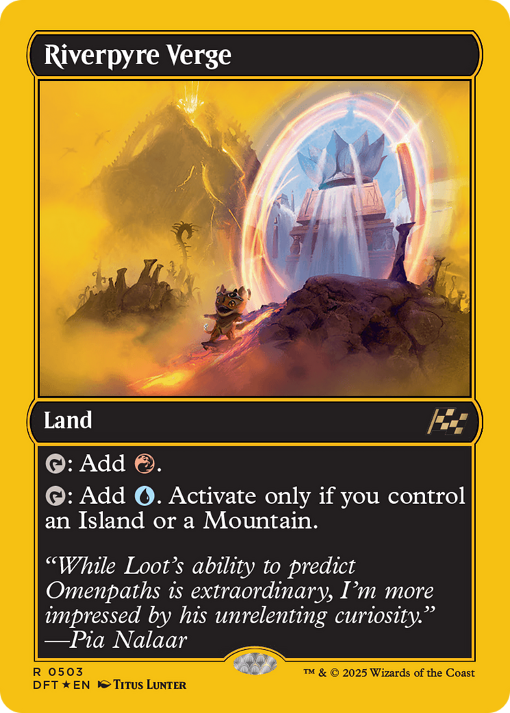 FOIL Riverpyre Verge (DFT-503) - Aetherdrift - Magic The Gathering