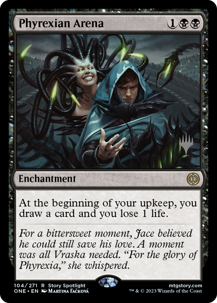 Phyrexian Arena (PPONE-104P) - Phyrexia: All Will Be One Promos - Magic The Gathering