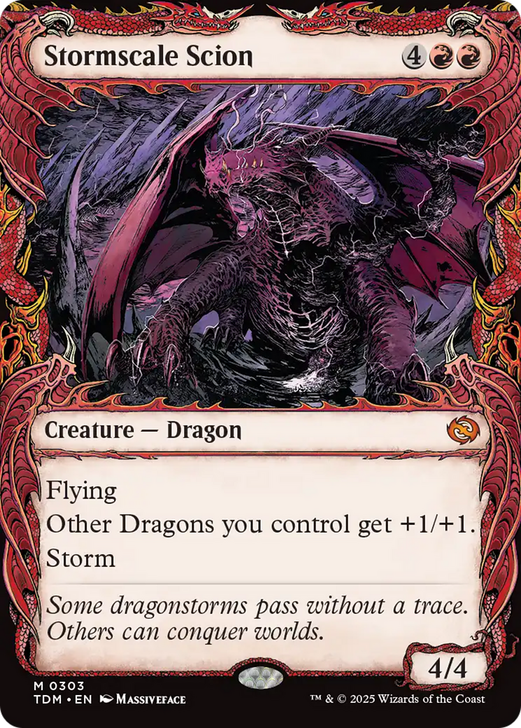 FOIL Stormscale Scion (TDM-303) - Tarkir: Dragonstorm - Magic The Gathering
