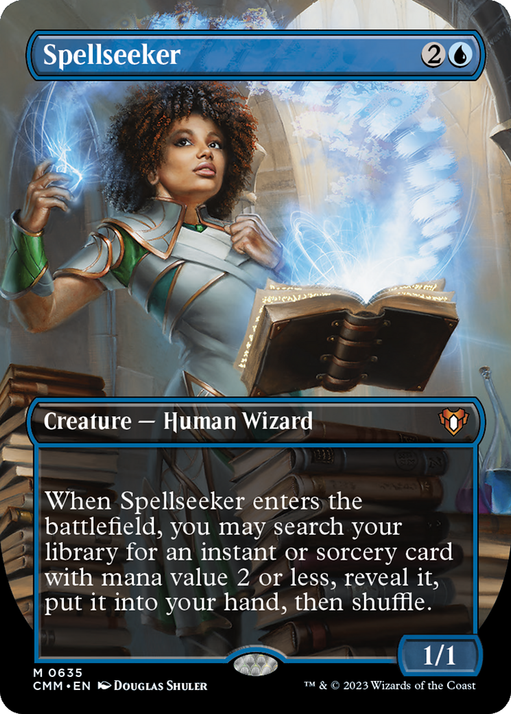 Spellseeker (Borderless) (CMM-635) - Commander Masters - Magic The Gathering