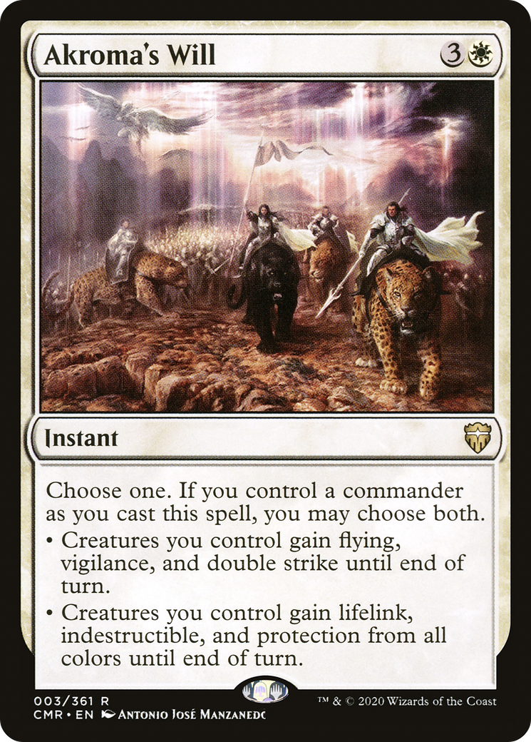 Akroma's Will (CMR-003) - Commander Legends - Magic The Gathering