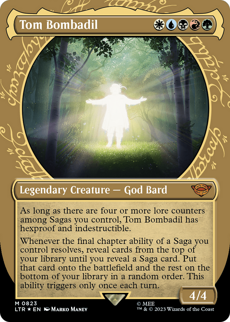 FOIL Tom Bombadil (Showcase) (Surge Foil) (LTR-823) - The Lord of the Rings: Tales of Middle-earth - Magic The Gathering