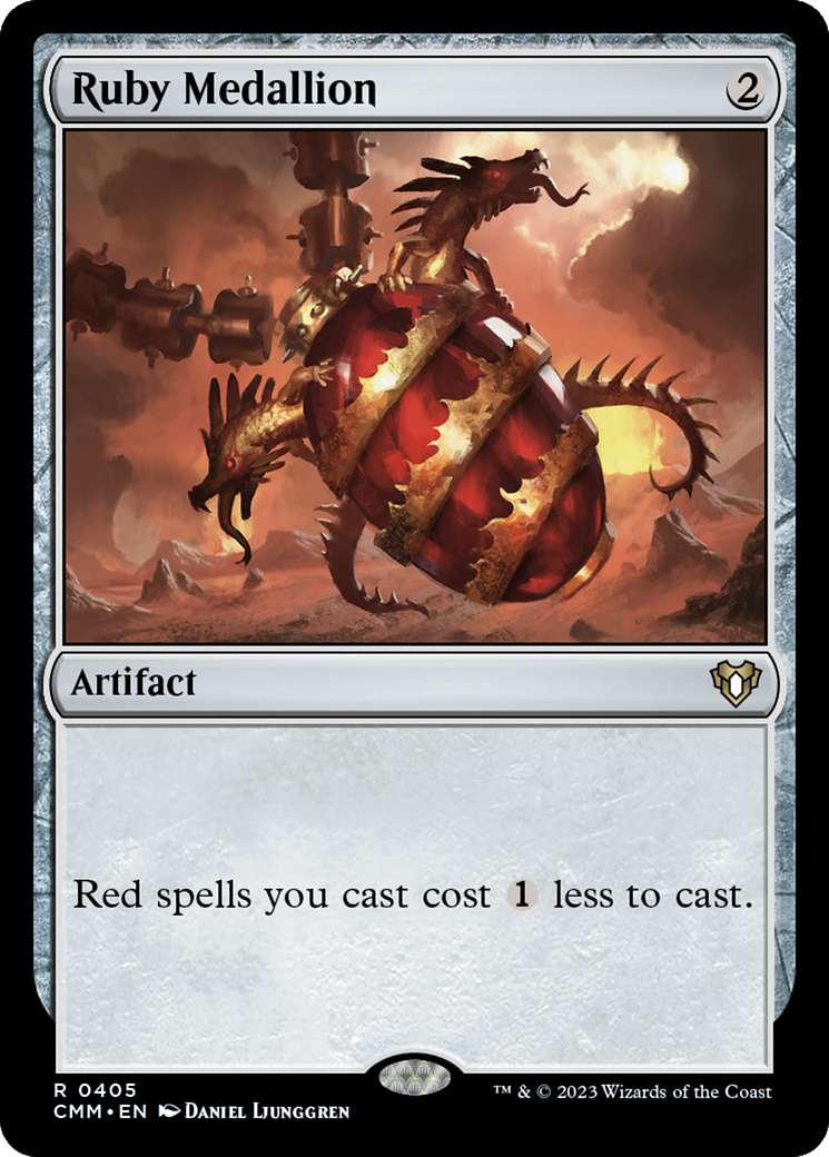 Ruby Medallion (CMM-405) - Commander Masters - Magic The Gathering