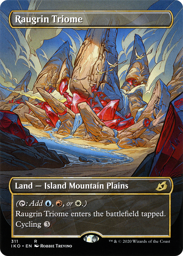 Raugrin Triome (Showcase) (IKO-311) - Ikoria: Lair of Behemoths - Magic The Gathering