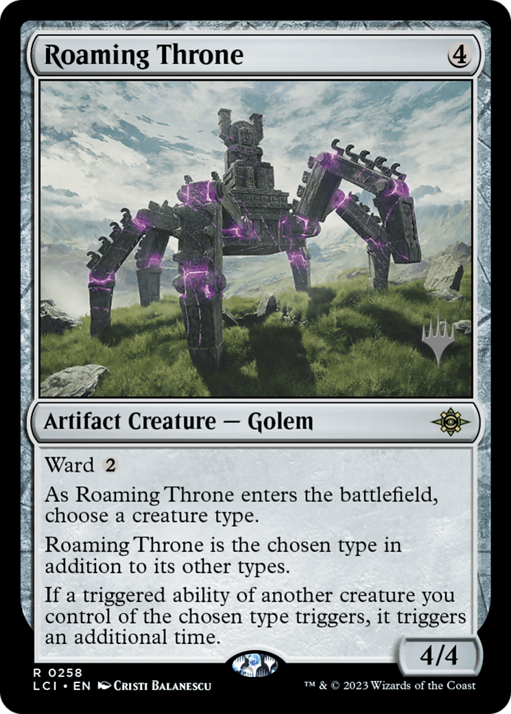 Roaming Throne (PPLCI-258P) - The Lost Caverns of Ixalan Promos - Magic The Gathering
