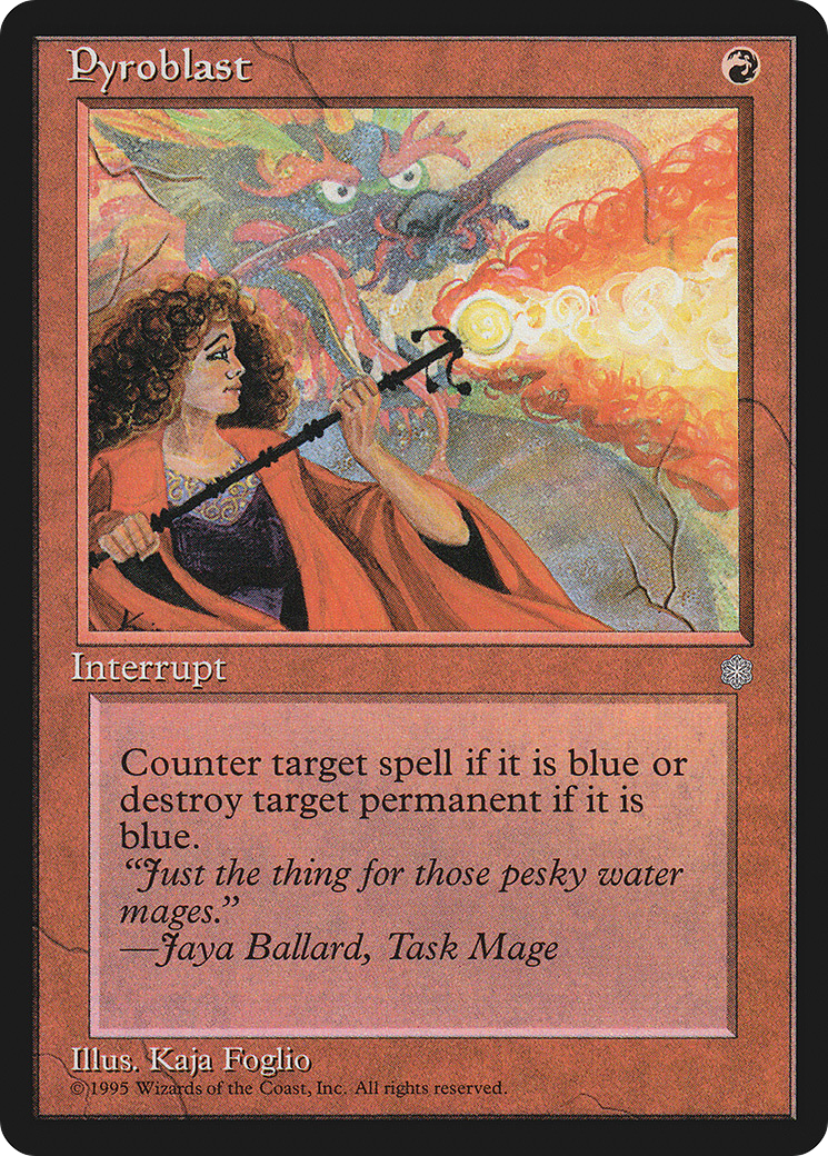 Pyroblast (ICE-213) - Ice Age - Magic The Gathering