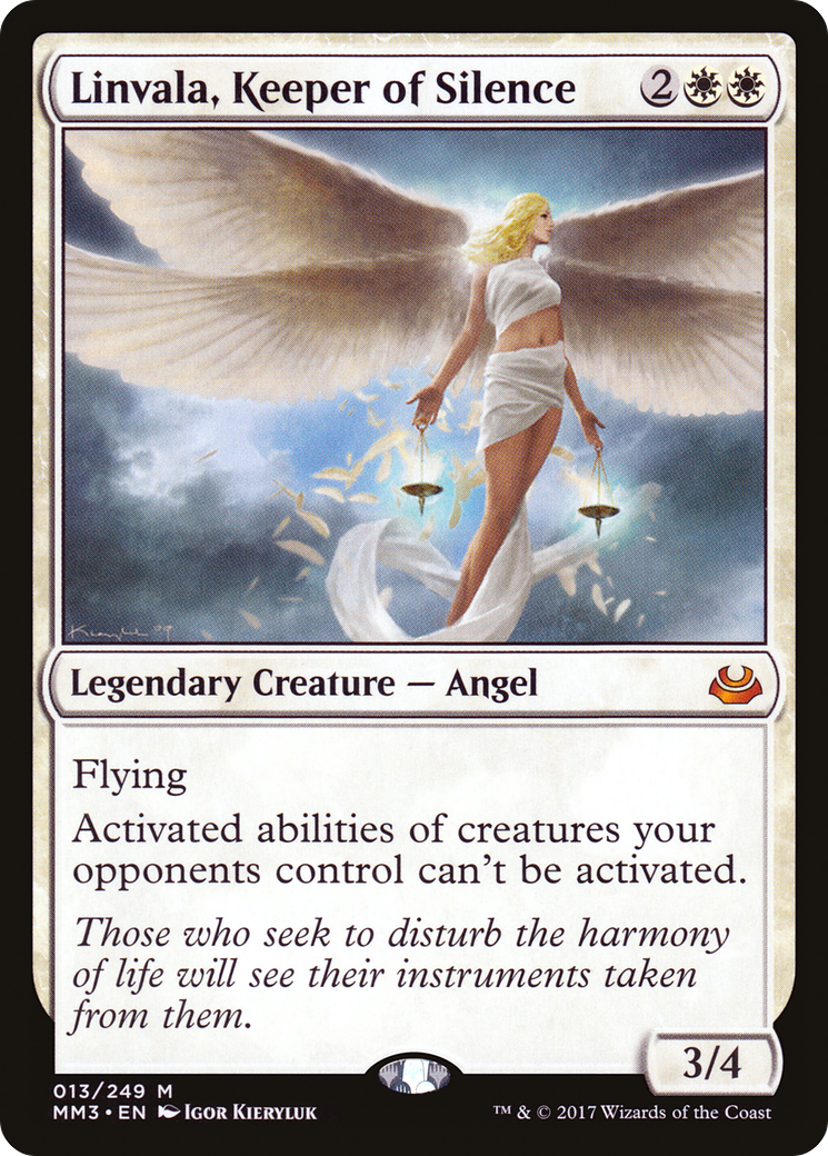 FOIL Linvala, Keeper of Silence (MM3-013) - Modern Masters 2017 - Magic The Gathering