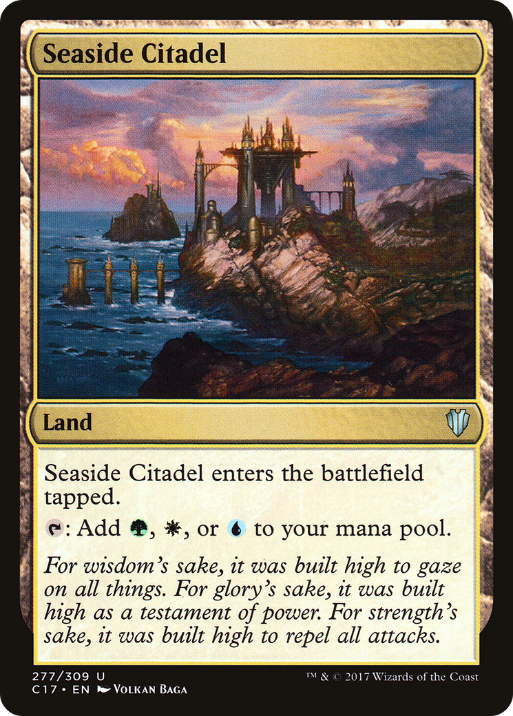 Seaside Citadel (C17-277) - Commander 2017 - Magic The Gathering