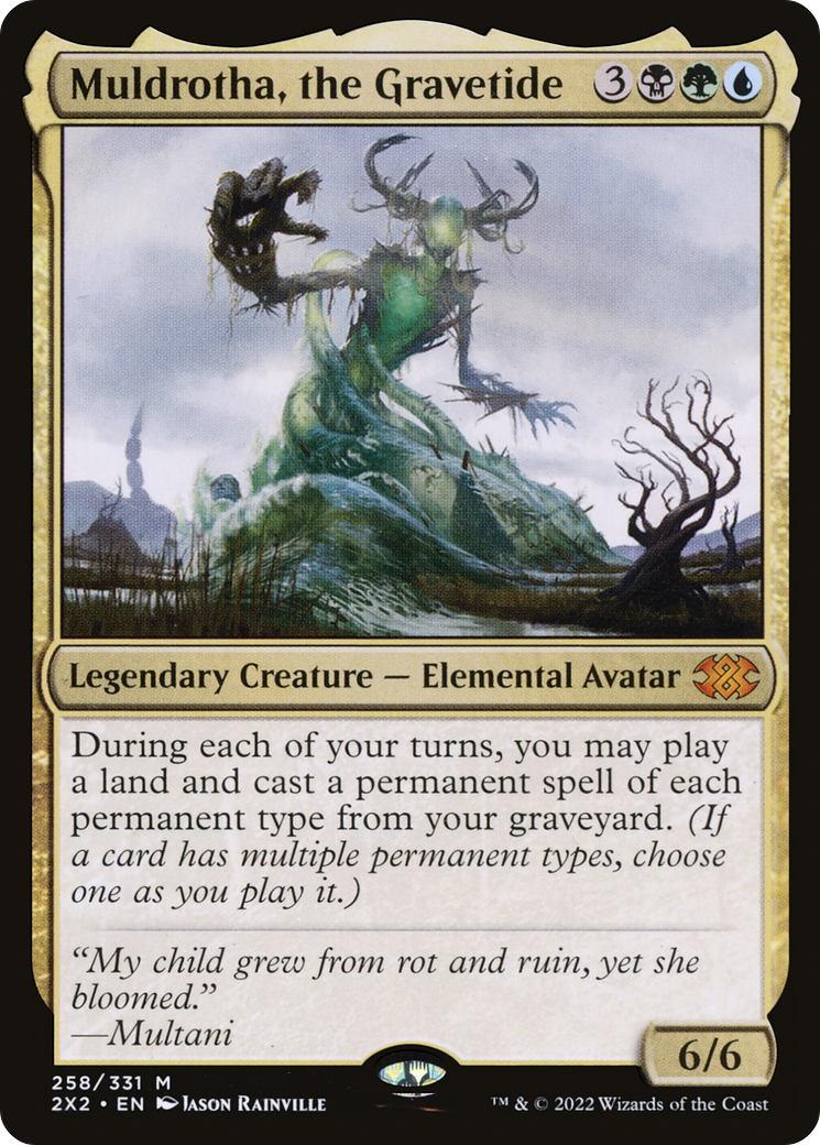 Muldrotha, the Gravetide (2X2-258) - Double Masters 2022 - Magic The Gathering