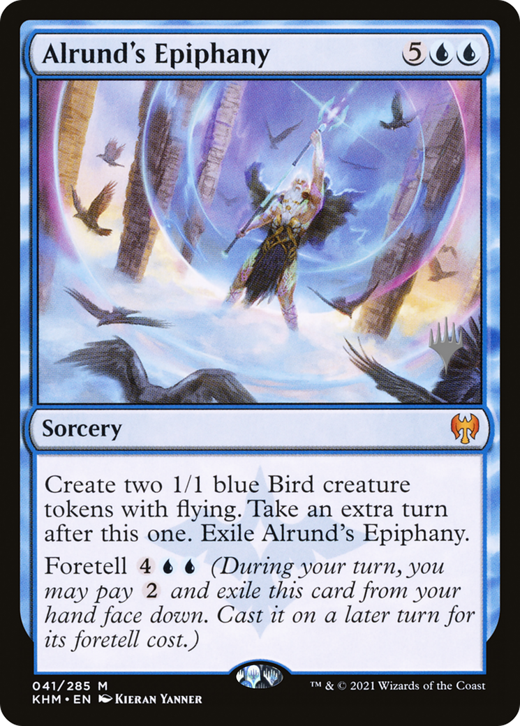 Alrund's Epiphany (PPKHM-041) - Kaldheim Promos - Magic The Gathering