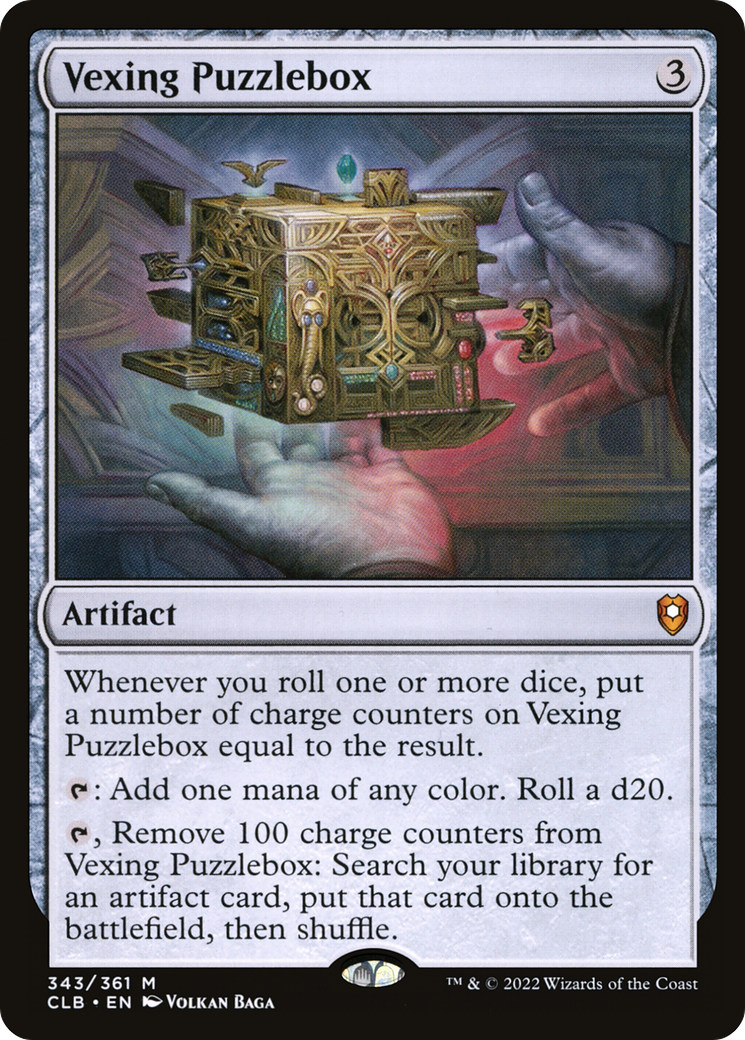 FOIL Vexing Puzzlebox (CLB-343) - Commander Legends: Battle for Baldur's Gate - Magic The Gathering