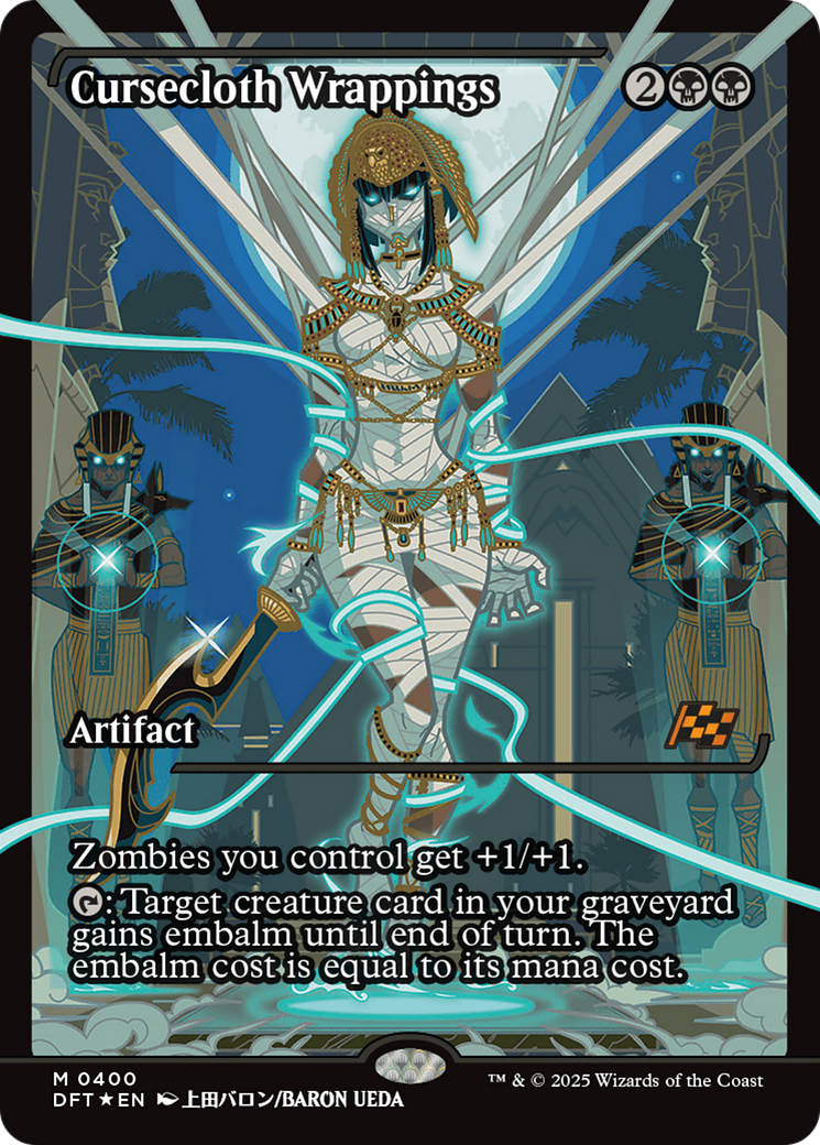 FOIL Cursecloth Wrappings (DFT-400) - Aetherdrift - Magic The Gathering