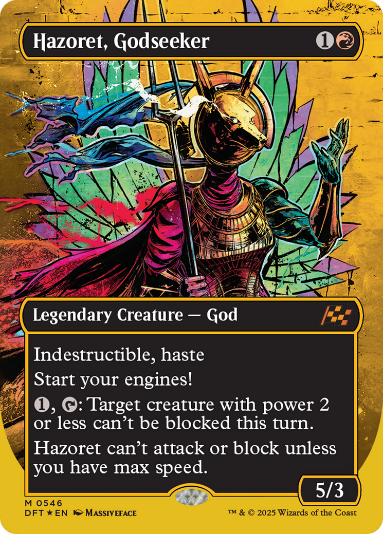 FOIL Hazoret, Godseeker (DFT-546) - Aetherdrift - Magic The Gathering