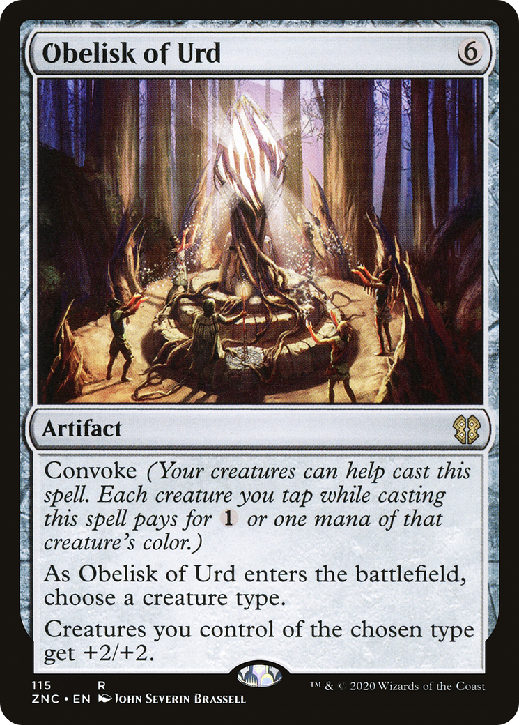 Obelisk of Urd (ZNC-115) - Zendikar Rising Commander - Magic The Gathering