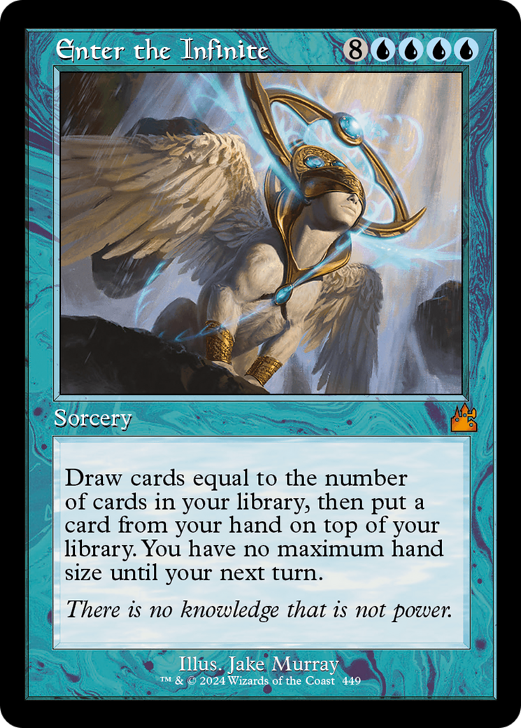 Enter the Infinite (Retro Frame) (RVR-449) - Ravnica Remastered - Magic The Gathering