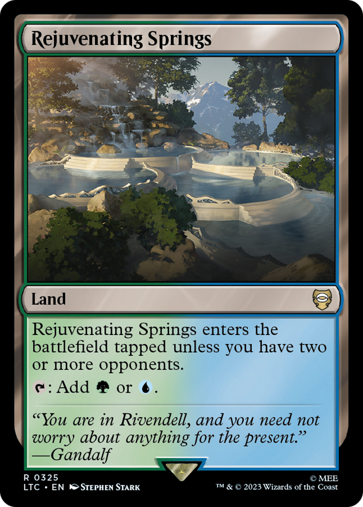 Rejuvenating Springs (LTC-325) - Tales of Middle-earth Commander - Magic The Gathering