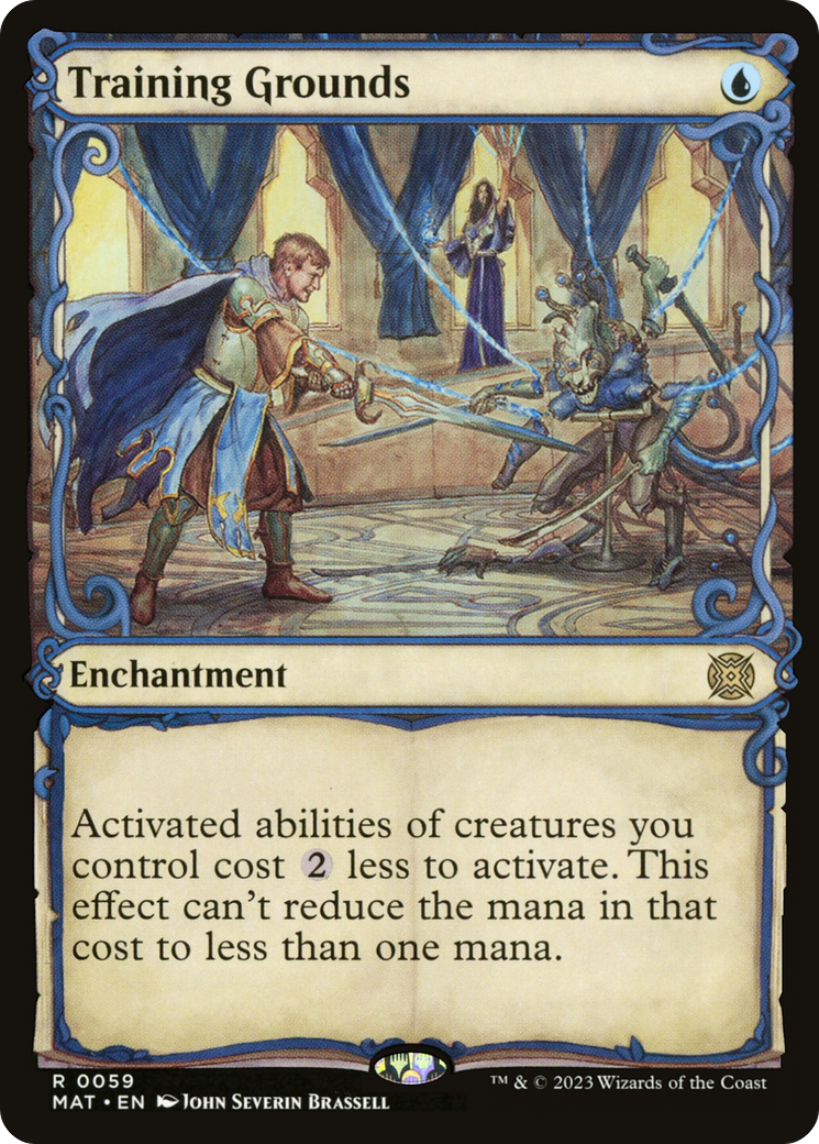 Training Grounds (Showcase) (MAT-059) - March of the Machine: The Aftermath - Magic The Gathering
